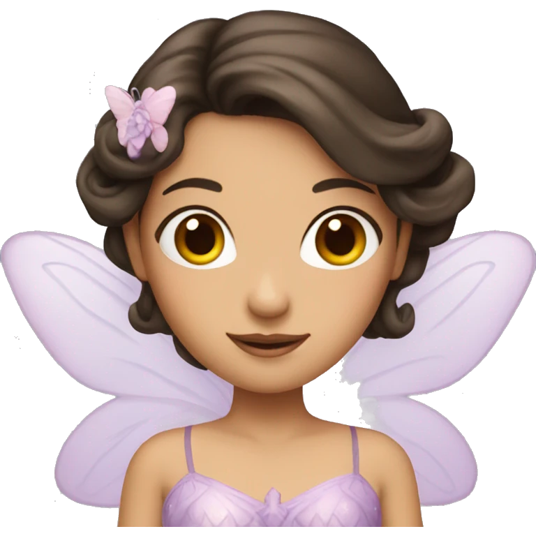 Fairy princess brunette  emoji