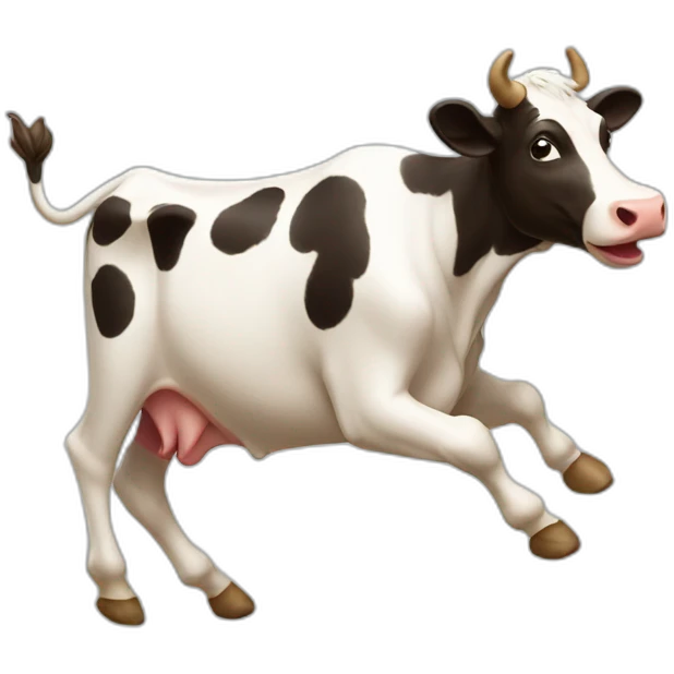 dancing cow emoji