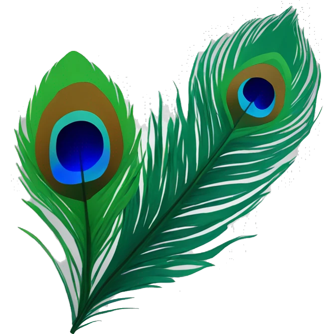 Peacock feather  emoji