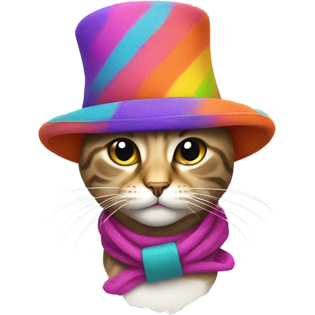 cat with a hat emoji