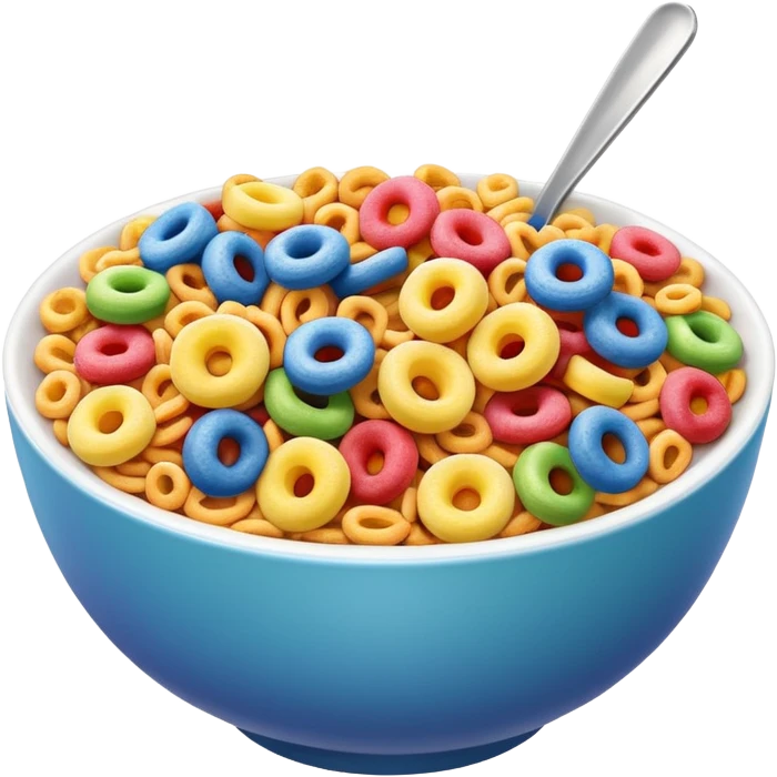 cereal froot loops emoji