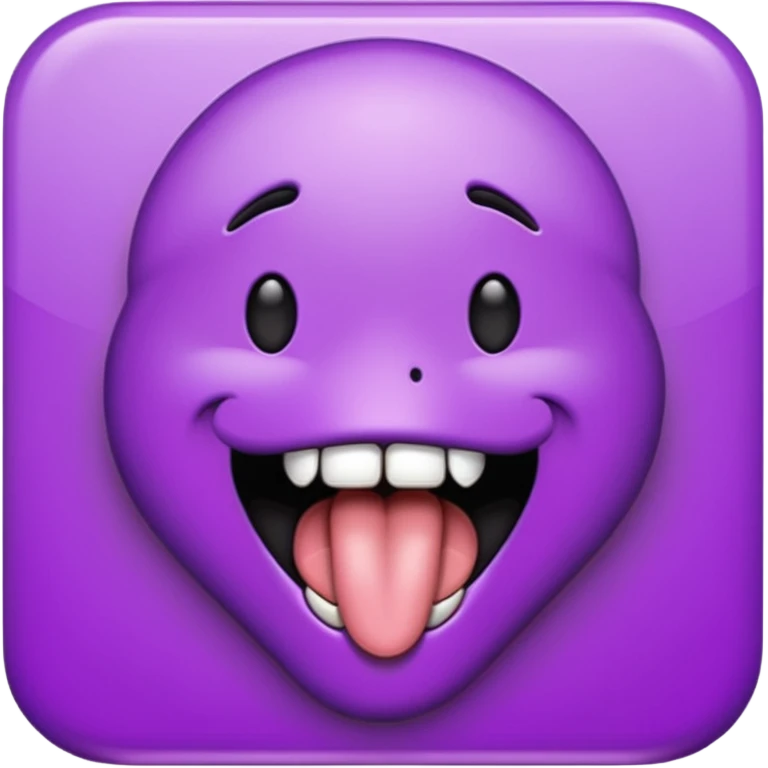 Black tongue emoji emoji