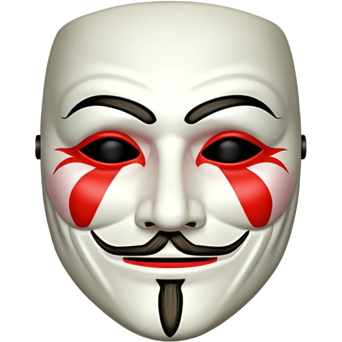 Guy Fawkes mask emoji