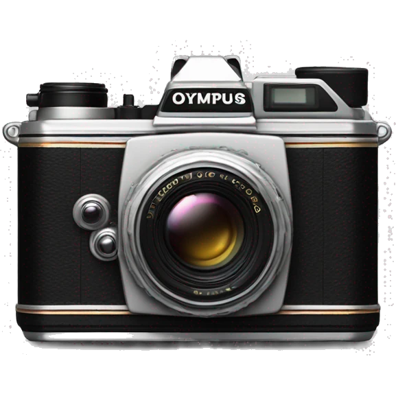 Olympus XA2 film camera 35mm emoji