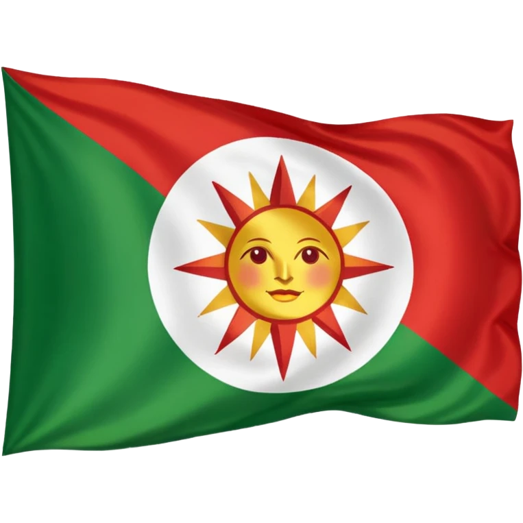 Create a Kurdistan flag  emoji