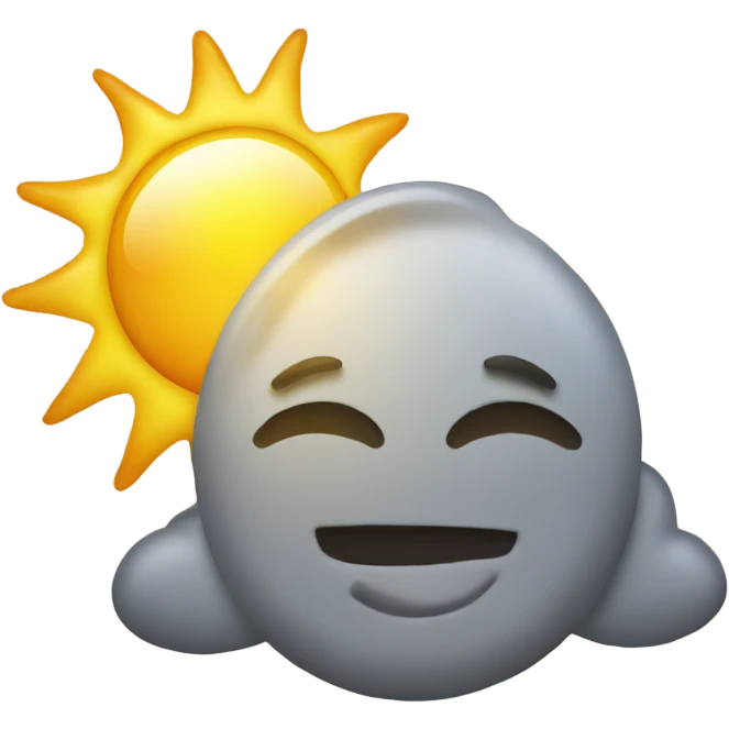 Good morning sun emoji