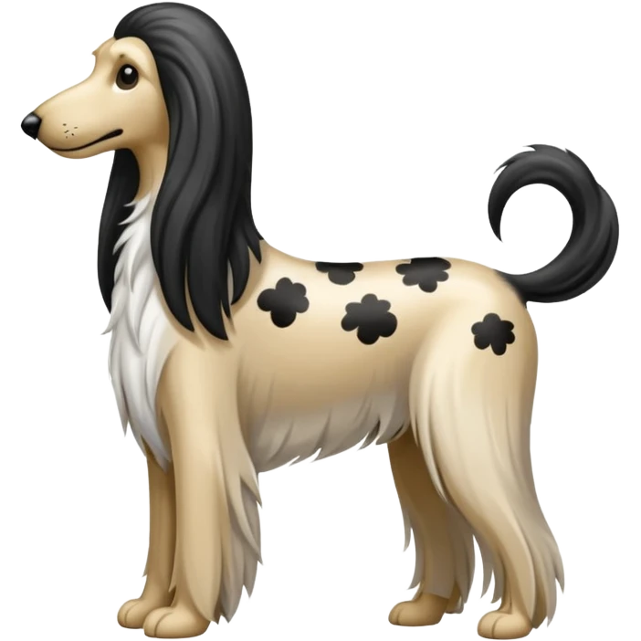 perro afgano emoji