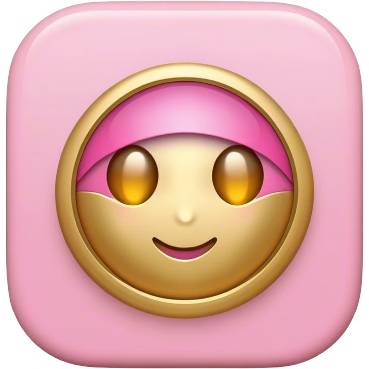 minimalistic pink gold - icon emoji