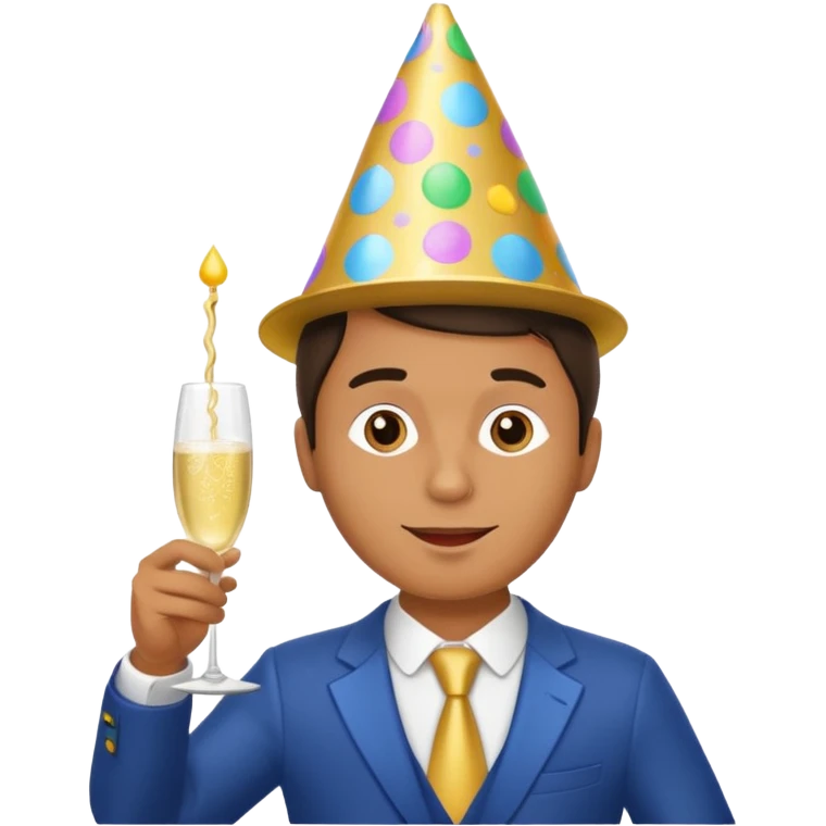 Hombre fiestero  emoji