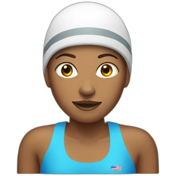 swimming lady emoji