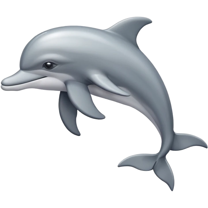 Dolphin  with bow emoji
