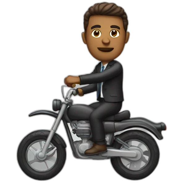 my boss on a bike emoji