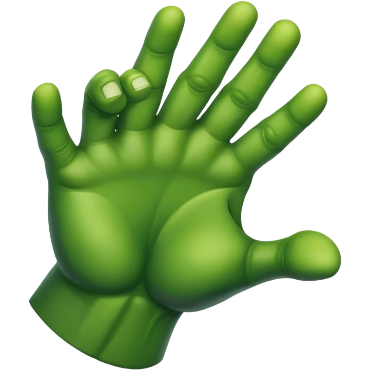 Hulk hands emoji