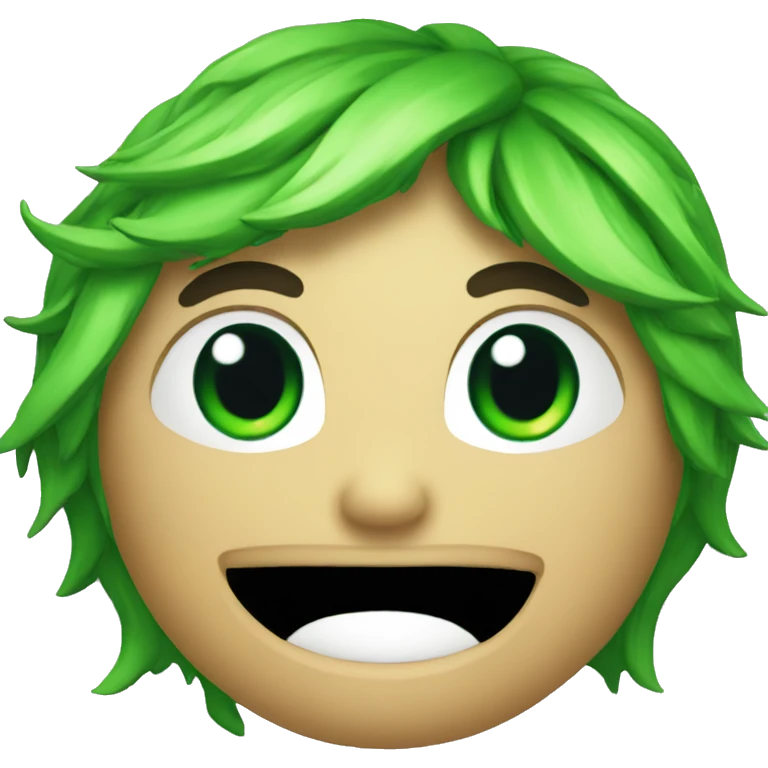 green warp emoji
