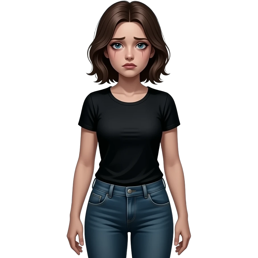 Nightmare in clothes shopping woman emoji