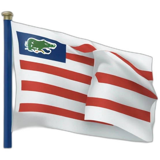 Flag lacoste logo emoji