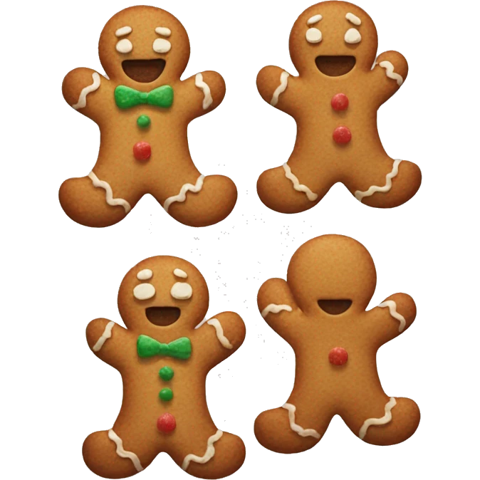 Gingerbread man  emoji