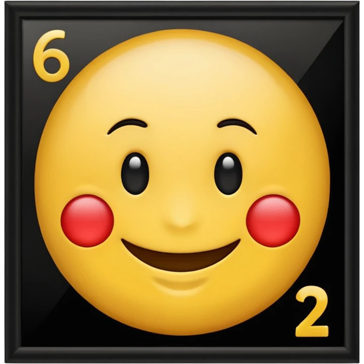  QUE NO TENGA CARA QUE SEA SOLO LOS NUMEROSM ,UN EMOJI CON LOS NUMEROS 6°2 que sea solo un cartel emoji