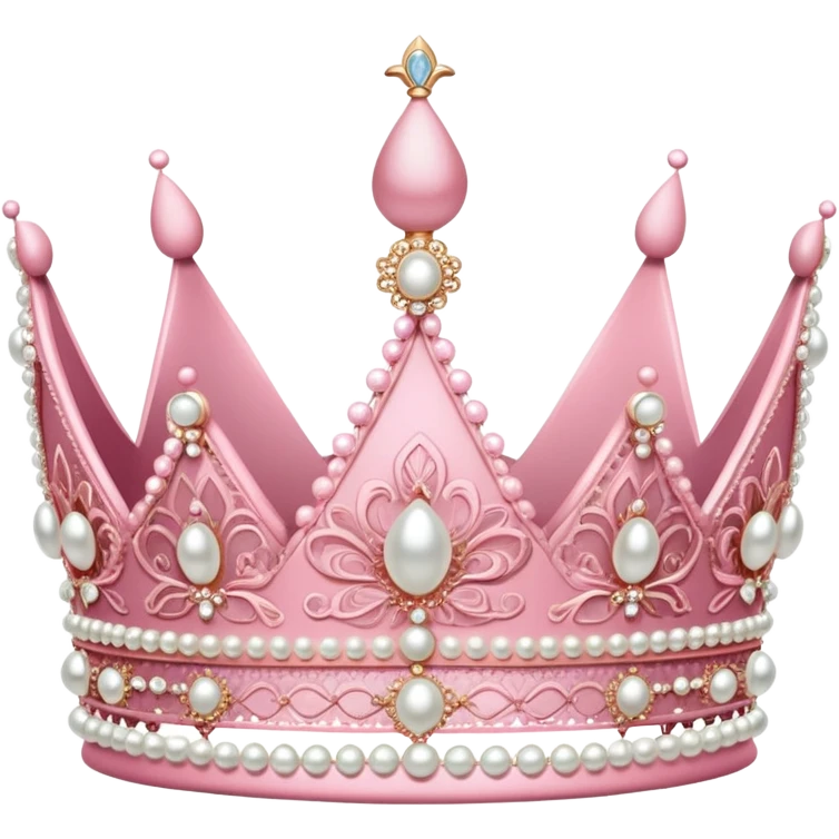 pink coquette crown emoji
