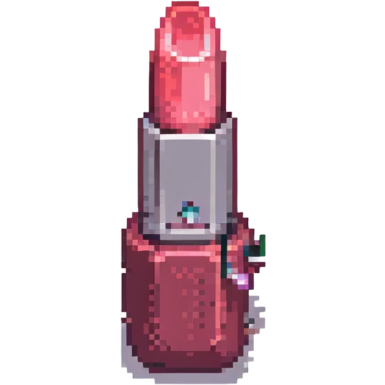 lipstick pixel art style emoji