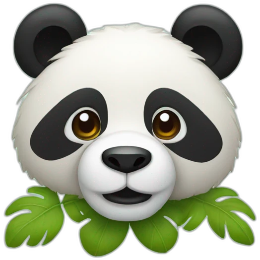 Panda ibiscus emoji