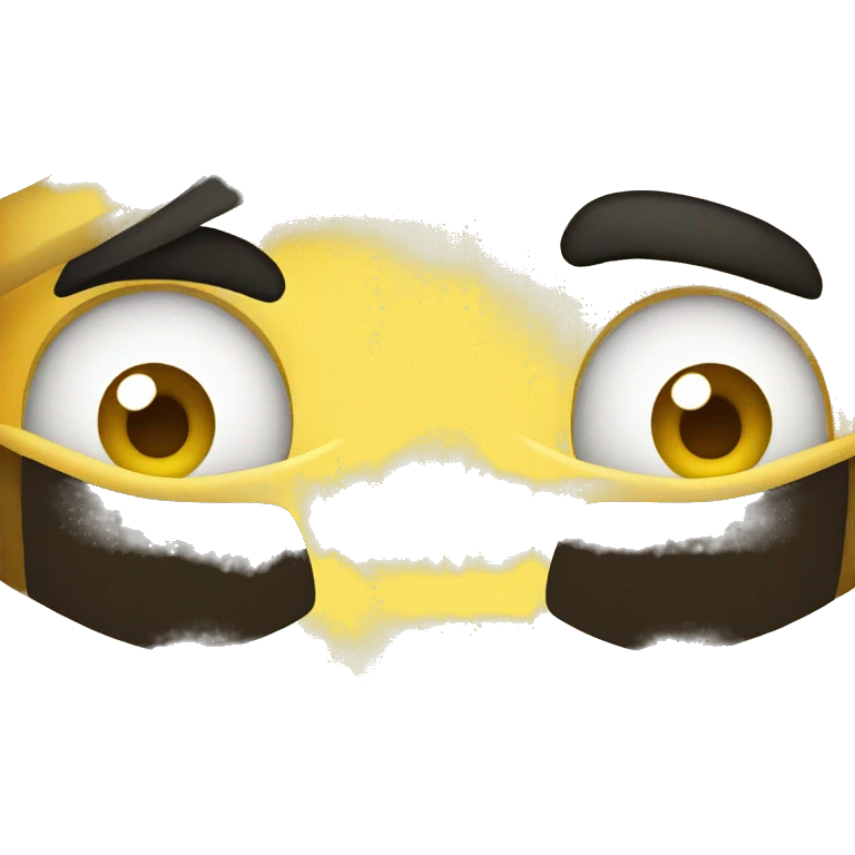 yellow face emoji side eye emoji