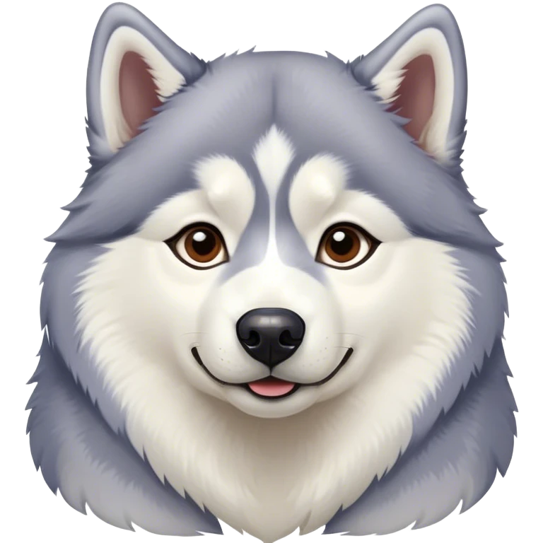 Husky saying I love you emoji