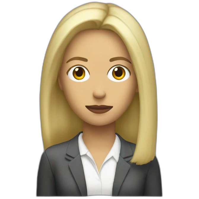 blonde sevillian journalist listening to Radiohead emoji