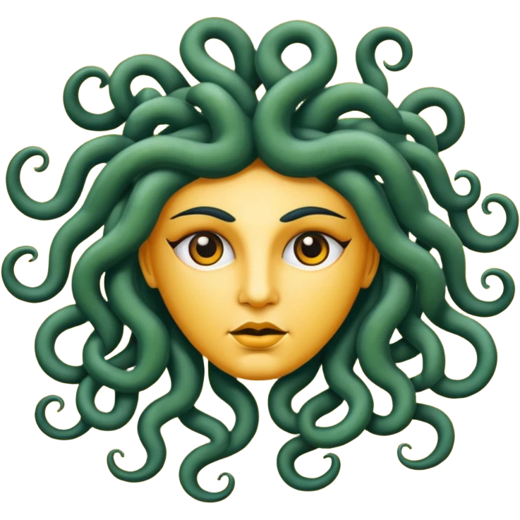 The Sicilian Medusa emoji