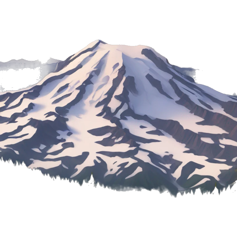 Mt Rainier emoji