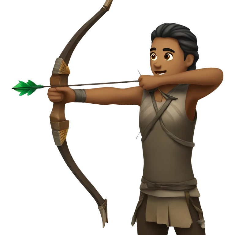 Bow and arrow emoji