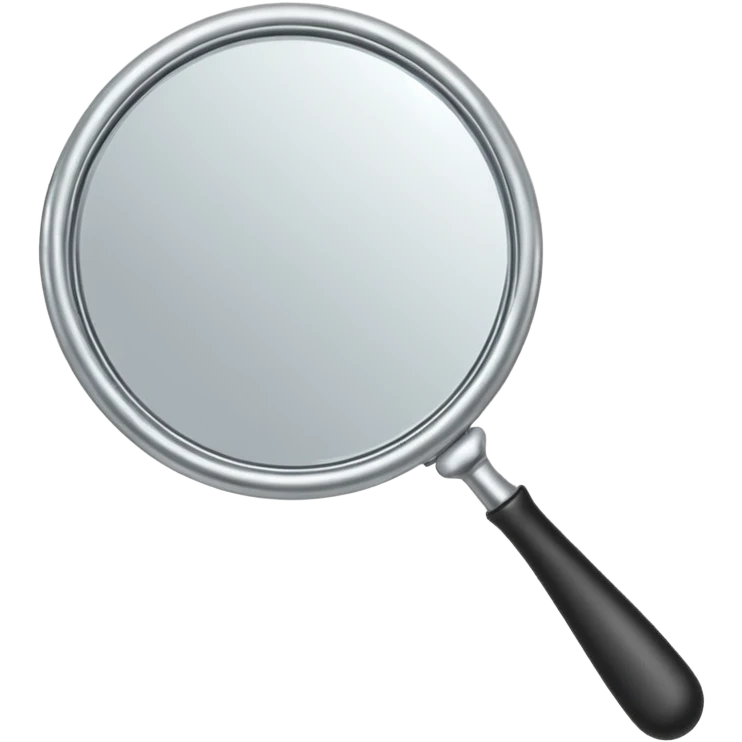 Hand mirror emoji
