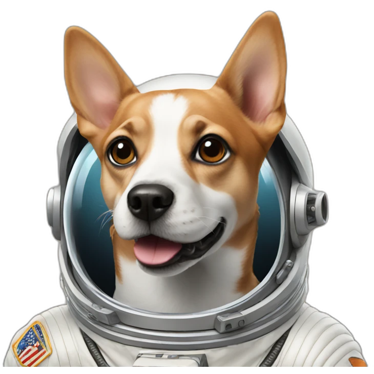 dog astronaut emoji