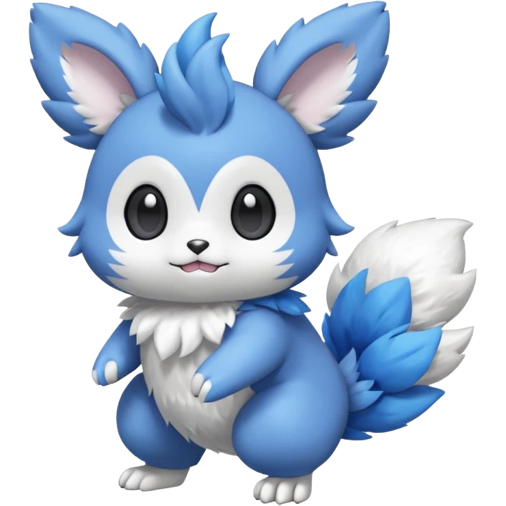 Espurr-Emolga-Pachirisu-Cacomistl-Fakemon-hybrid-creature (full body) emoji