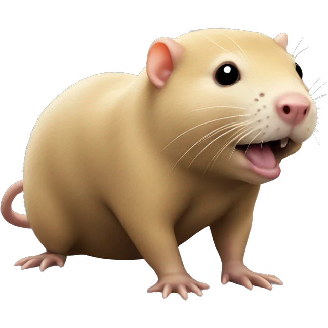 Mole rat emoji