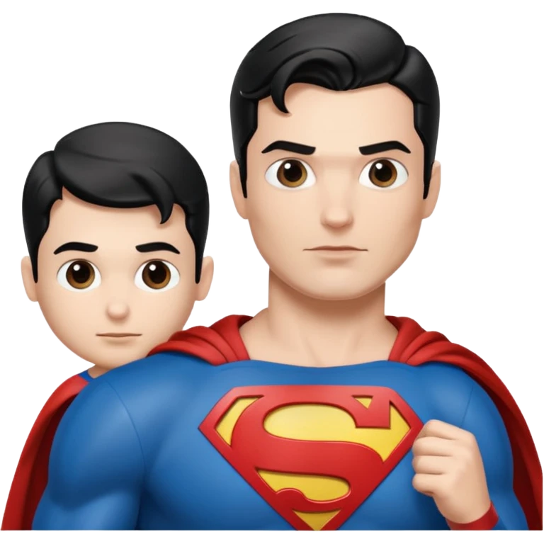 Superman and Alphaba ￼ emoji