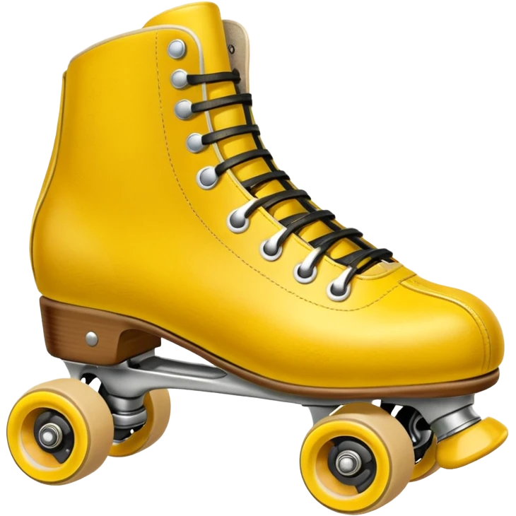 Roller Skates - yellow emoji