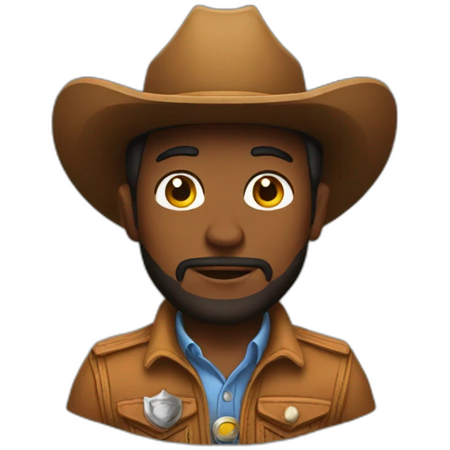 supporting cowboy emoji
