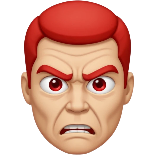 extemely mad face emoji