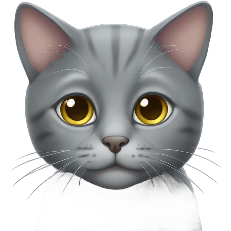 grey cat named pickles  emoji