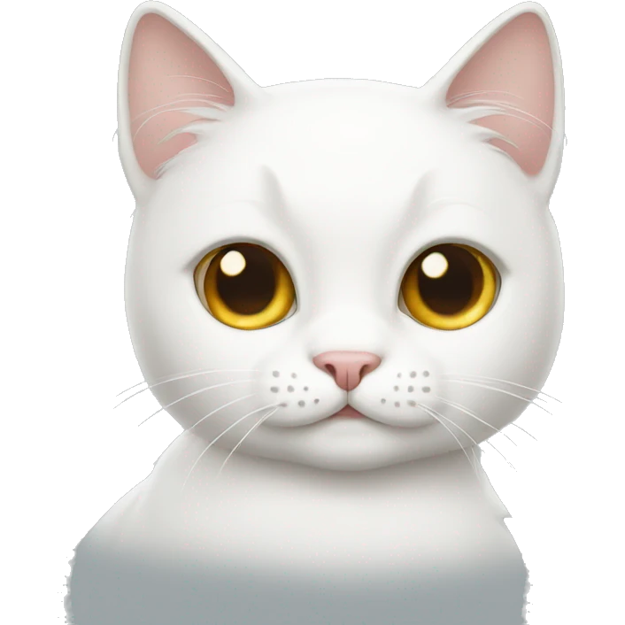 White cat emoji
