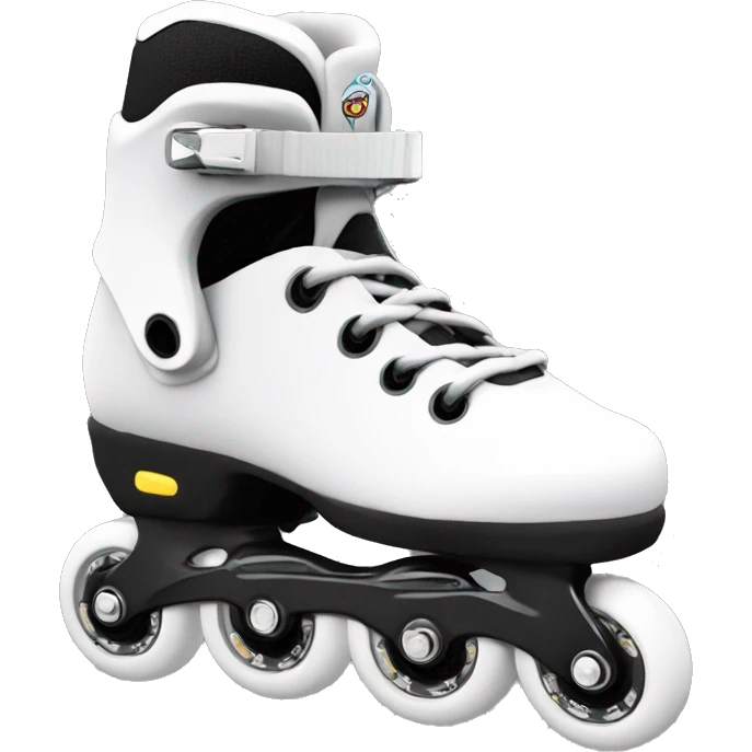 a black rollerblade inline skate, the model called "TWISTER XT" emoji