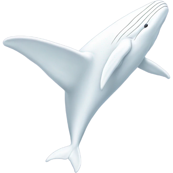 white whale , underside emoji