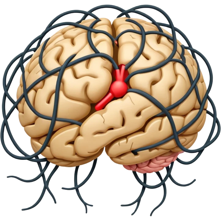 Brain on the fritz  emoji