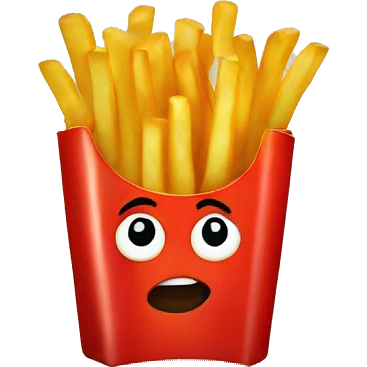 French fries emoji