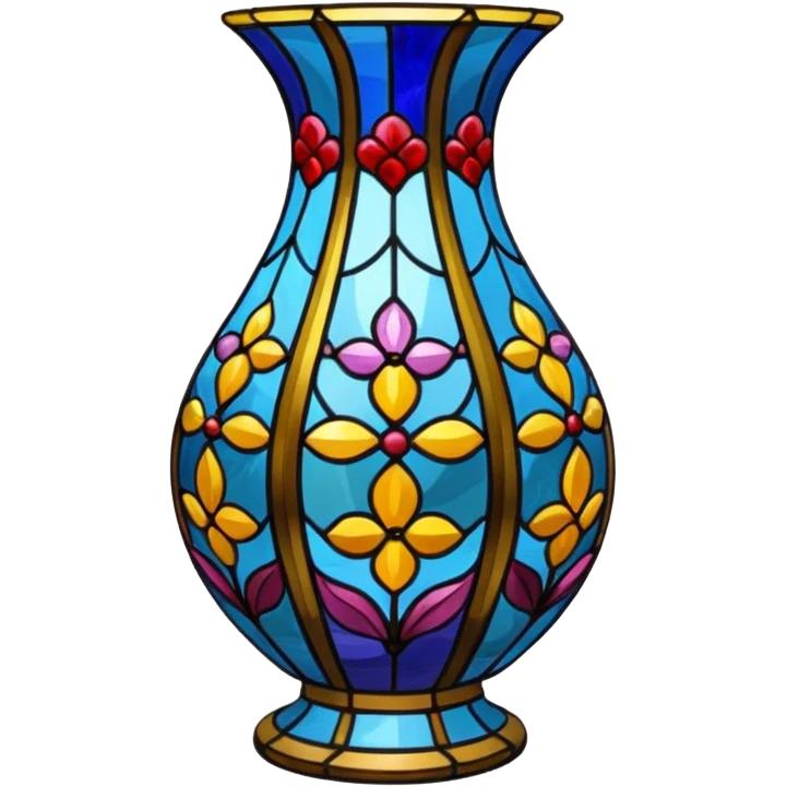 Stained glass vase emoji