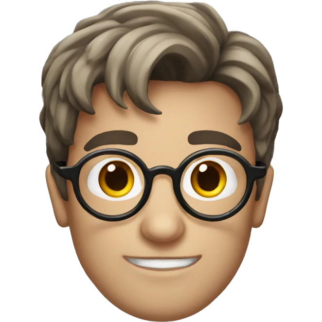 harry potter with glasses emoji