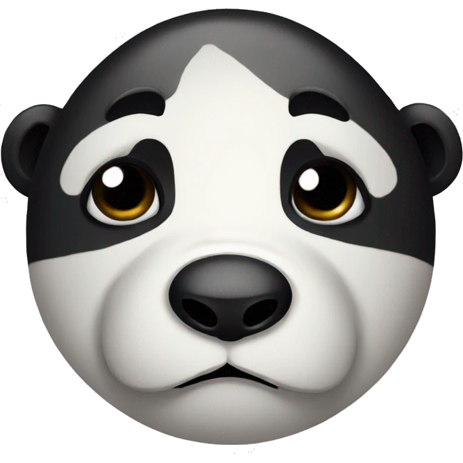 Really sad panda emoji