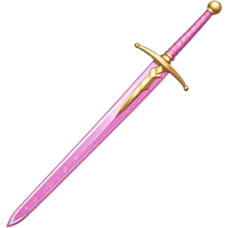 Glitter Sword Pink emoji