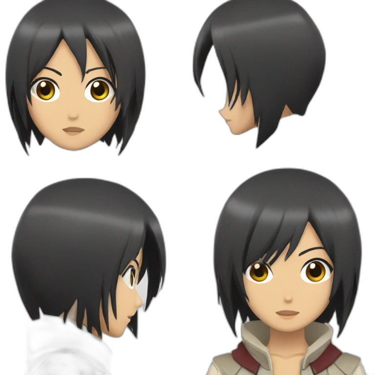 mikasa ackerman full body fly emoji